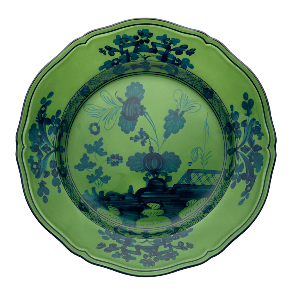 Richard Ginori Oriente taliano ポルポラ21cm Prato Sobremesa 21 cm Antico Doccia Oriente Italiano Porpora