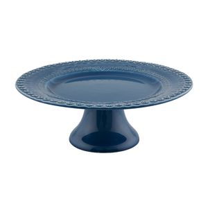 Prato com Pé 28cm Fantasia Azul Bordallo Pinheiro
