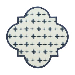 Jogo Americano Thay Branco com Azul